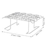 Ice Cream Cone Cupcake Baking Rack,Foldable Cupcake Cone Rack 16 Holes Ice Cream Display Stand Party Dessert Stand Storage Shelf - Image 7