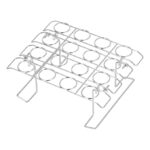 Ice Cream Cone Cupcake Baking Rack,Foldable Cupcake Cone Rack 16 Holes Ice Cream Display Stand Party Dessert Stand Storage Shelf - Image 4