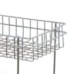 Stainless Steel Two Layer(Two Shelf) Kitchen Trolley Multipurpose Portable Storage Trolley/Fruit and Vegetable Wheel Stand(Size:-40 * 22 * 34 cm) - Image 4